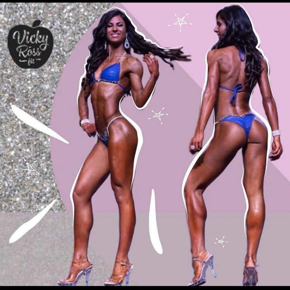 Vicky Ross Fit Blue Bikini Set